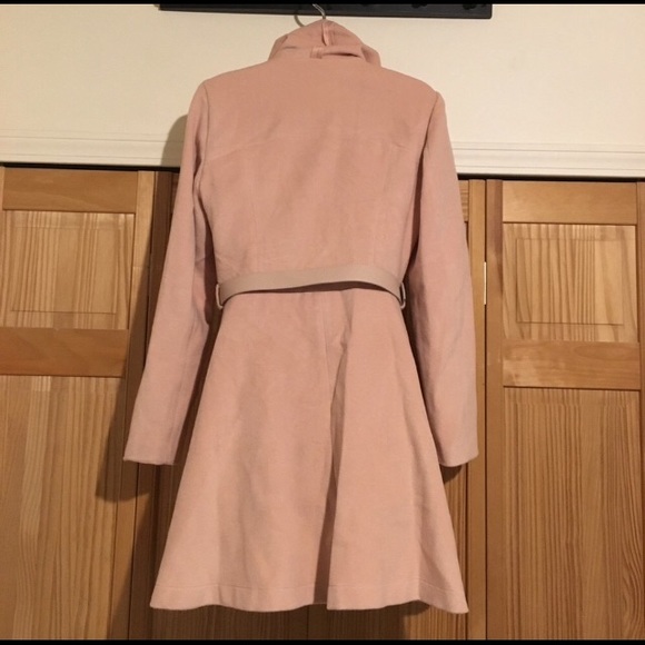 Venus Belted Drape Front Coat - Picture 4 of 6